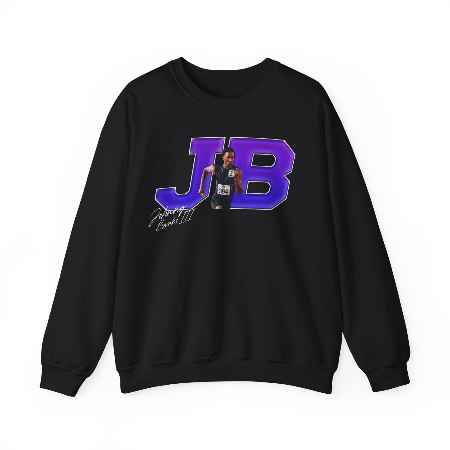 Johnny Banks III Big Initials Colored Crewneck Sweatshirt