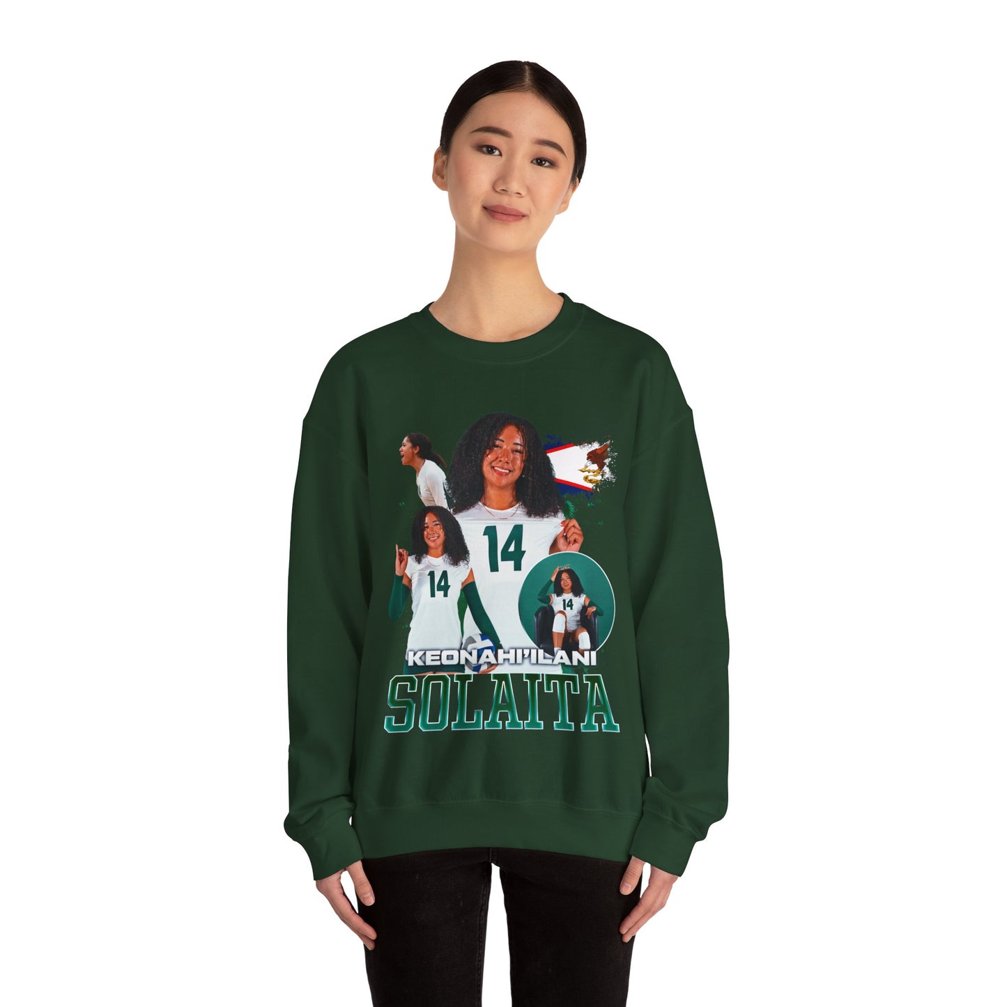 Keonahi'Ilani Solaita Crewneck Sweatshirt