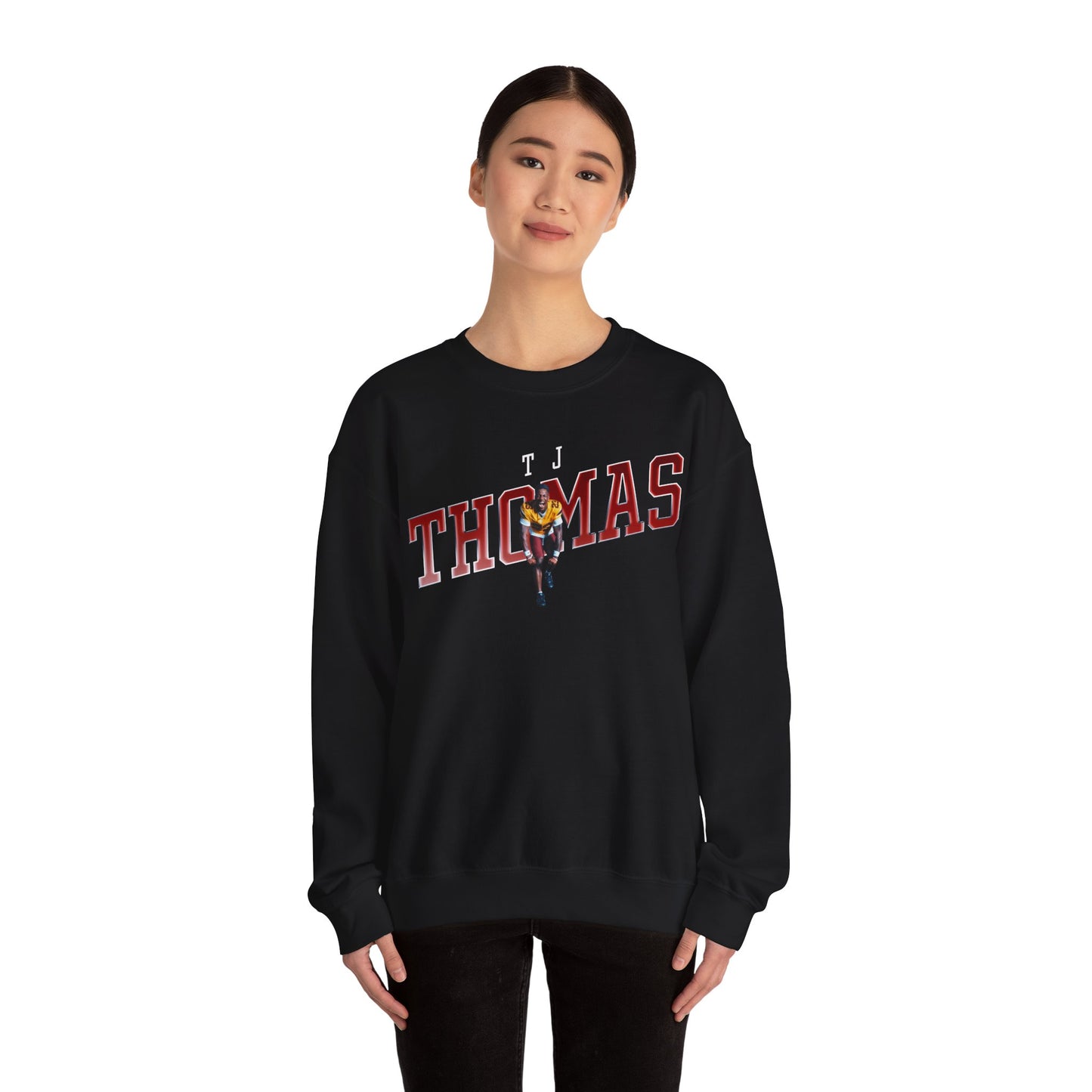 TJ Thomas Cursive Combo Crewneck Sweatshirt