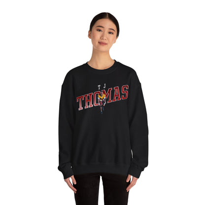 TJ Thomas Cursive Combo Crewneck Sweatshirt