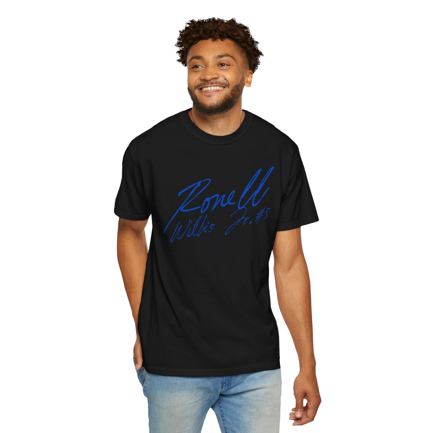 Ronell Willis Jr. Cursive Name & Number Premium Tee