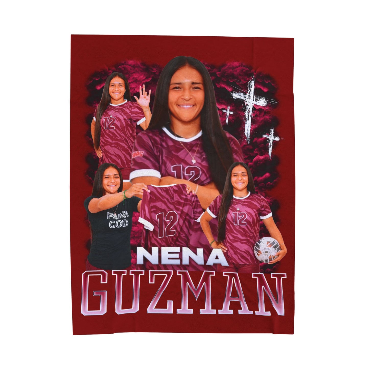 Nena Guzman 60"-80" Plush Blanket
