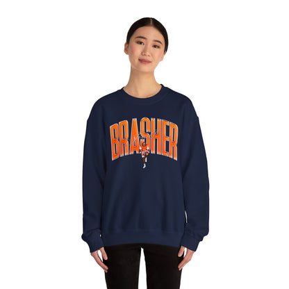 Jerrell Brasher Curved Combo Colored Crewneck Sweatshirt