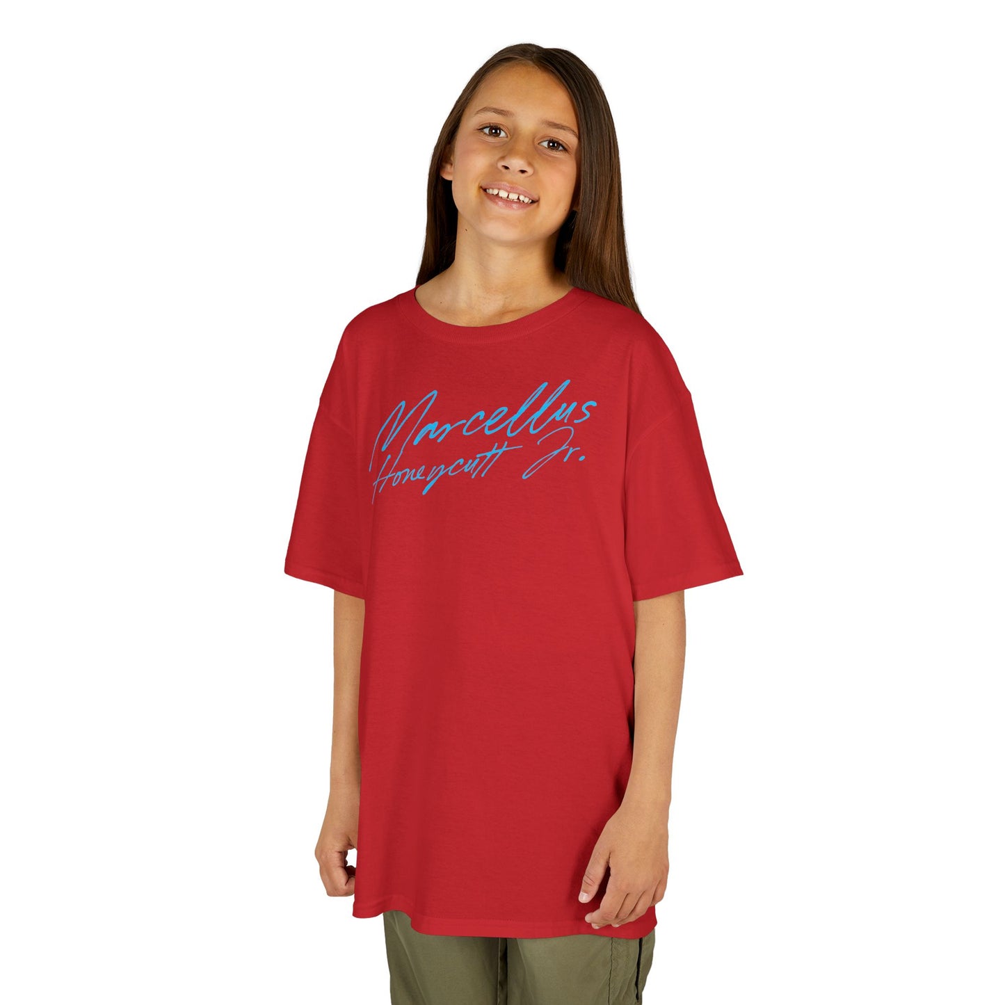 Marcellus Honeycutt Jr. Cursive Kids Tee