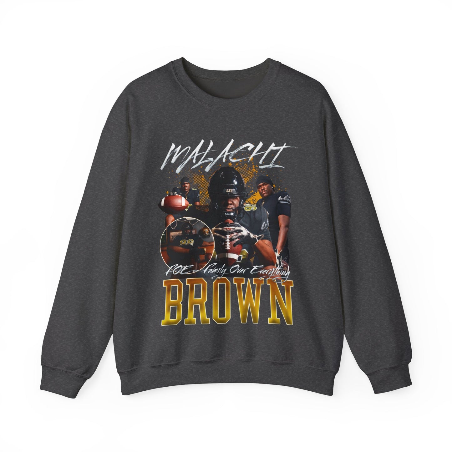 Malachi Brown Crewneck Sweatshirt