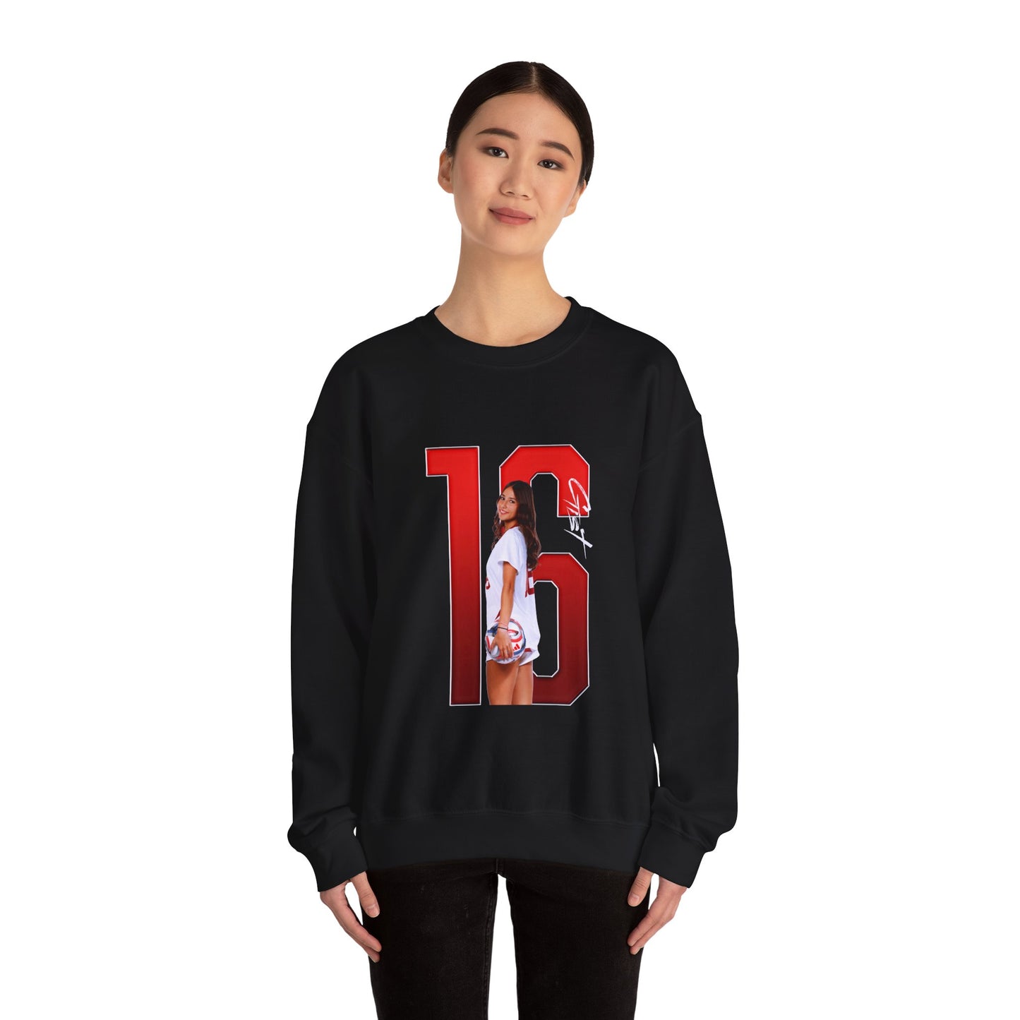 Zoey Gist Player Icon Number Crewneck Sweatshirt