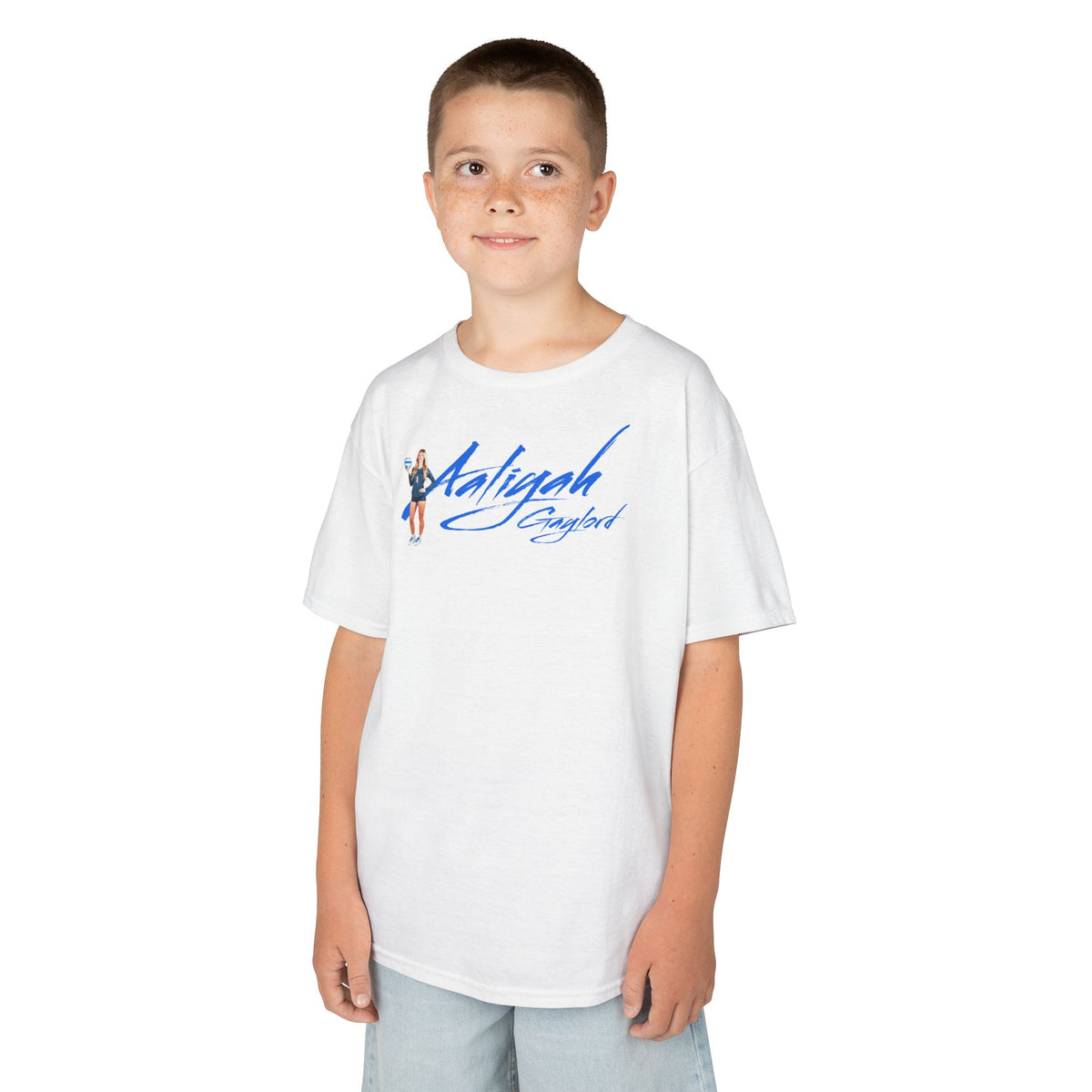 Aaliyah Gaylord Cursive Kids Tee