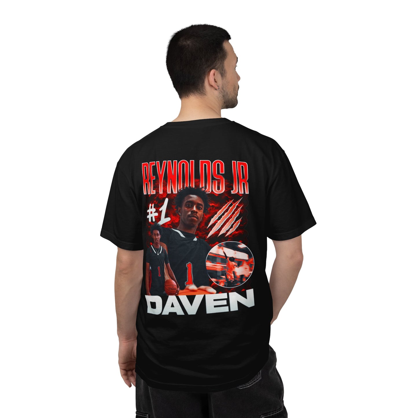 Daven Reynolds Jr. Logo Front & Back Premium Tee