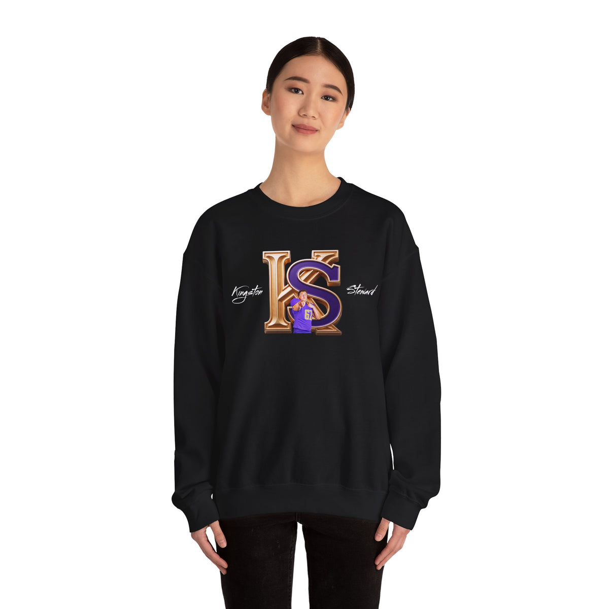 Kingston Steward Featured Logo Crewneck Sweatshirt