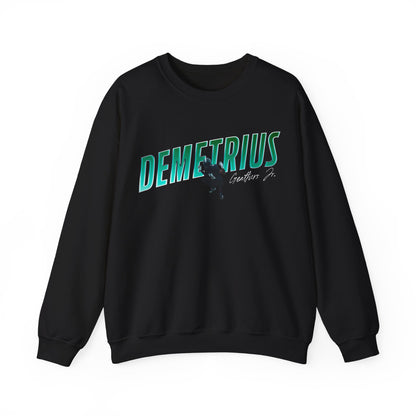 Demetrius Geathers Jr. Cursive Combo Crewneck Sweatshirt