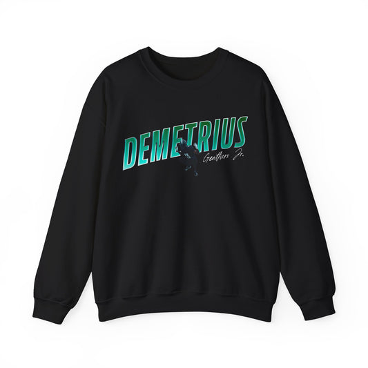 Demetrius Geathers Jr. Cursive Combo Crewneck Sweatshirt