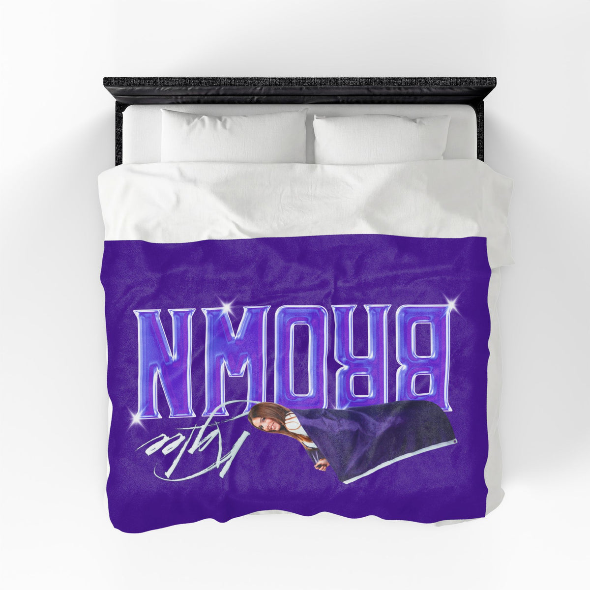 Kylee Brown 60"-80" Plush Blanket