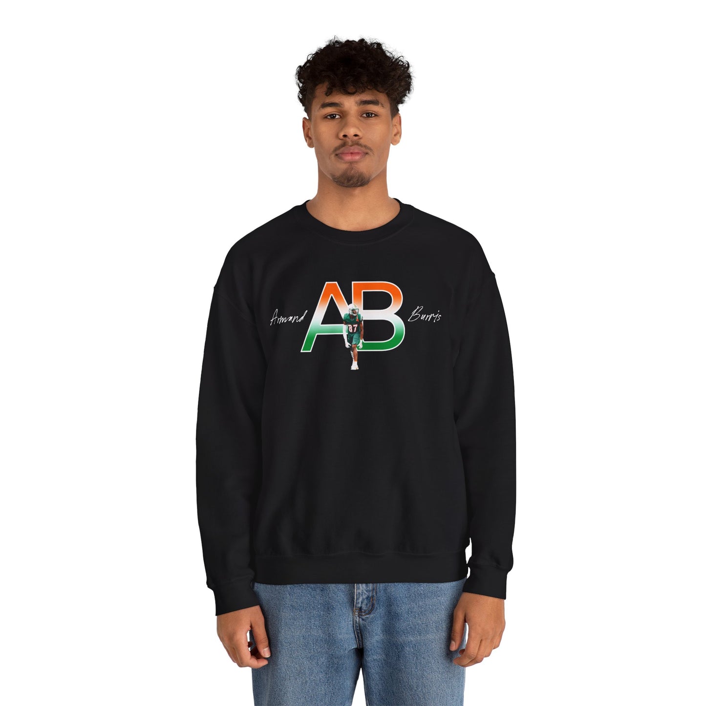 Armand Burris Featured Logo Crewneck Sweatshirt