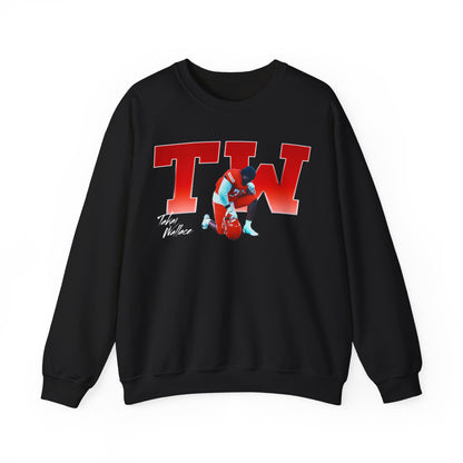 Takai Wallace Big Initials Colored Crewneck Sweatshirt