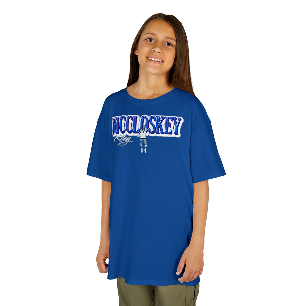 Riley McCloskey Curved Combo Colored Kids Tee
