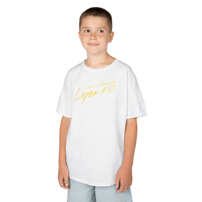 John-Alexander Lopez Cursive Name & Number Kids Tee