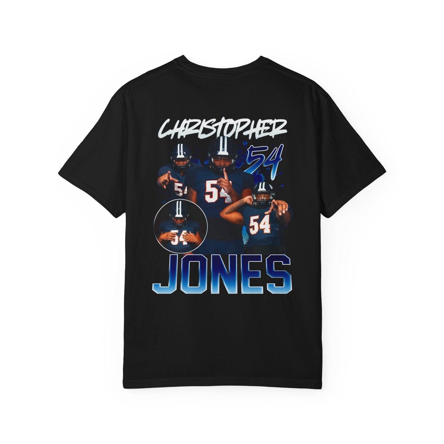 Christopher Jones Logo Front & Back Premium Tee