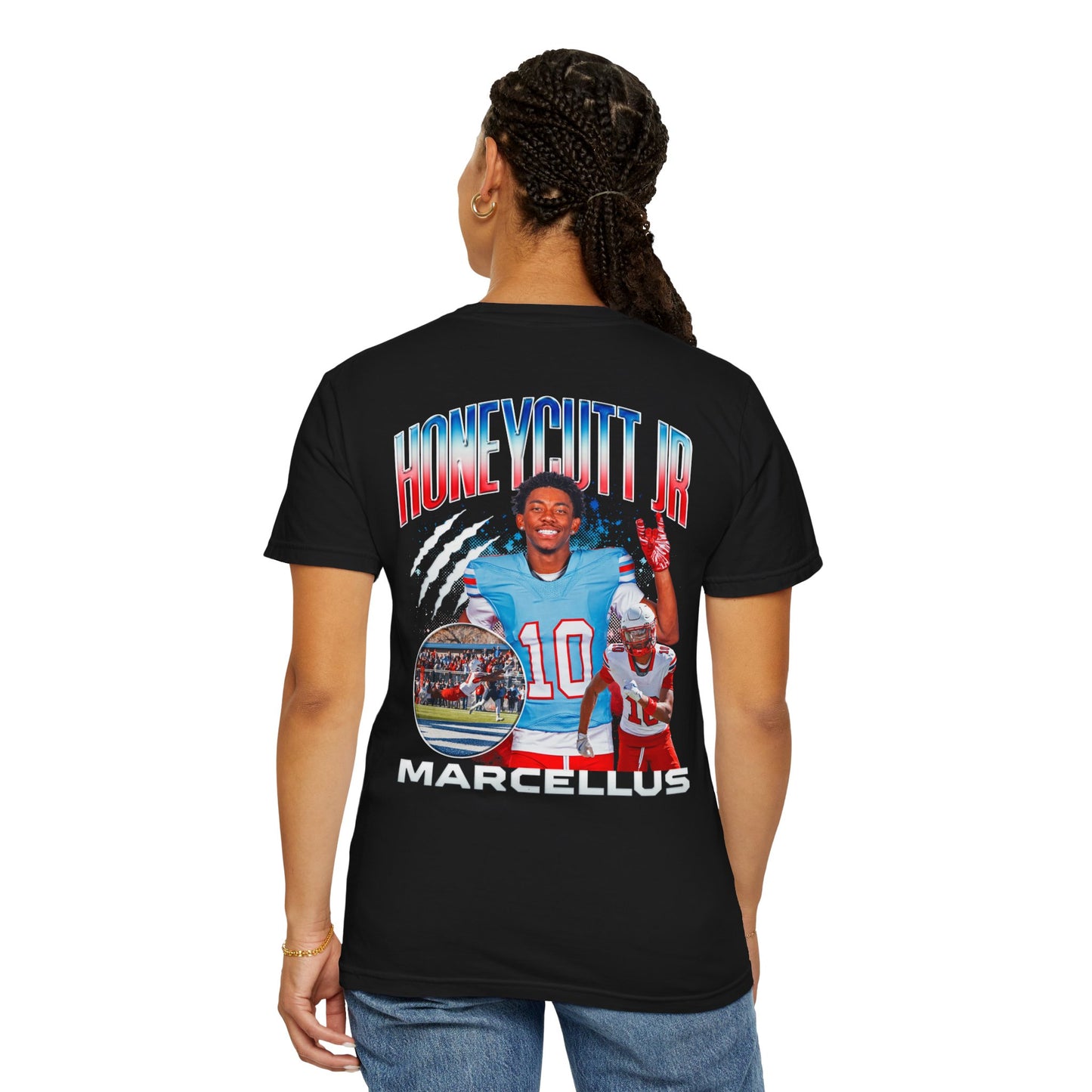 Marcellus Honeycutt Jr. Logo Front & Back Premium Tee
