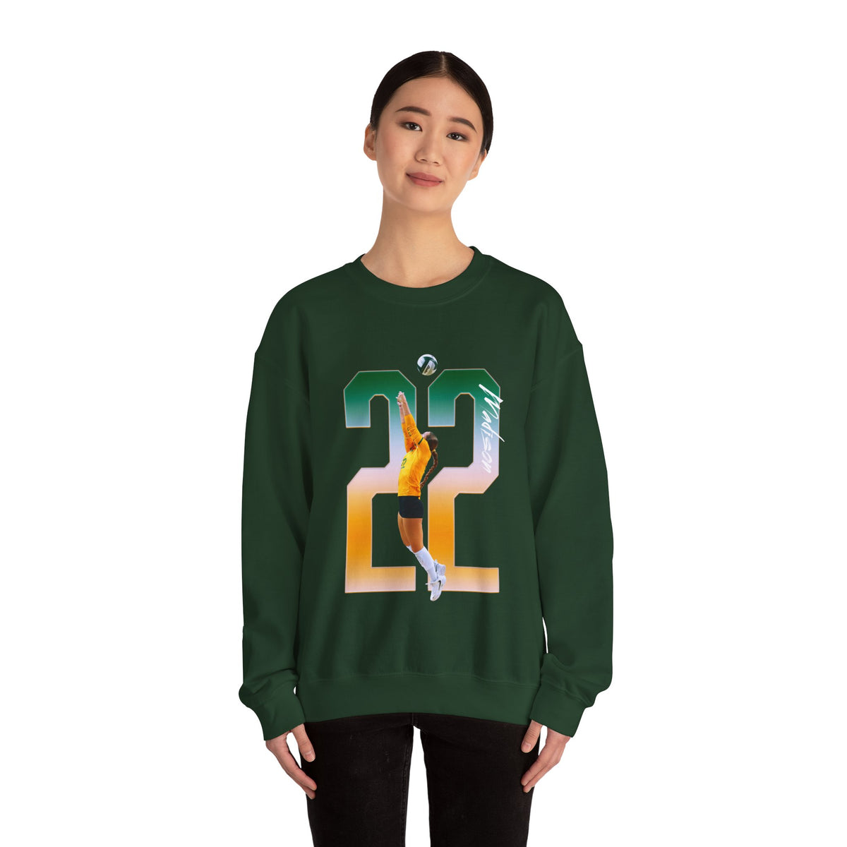 Morgan Madison Player Icon Number Crewneck Sweatshirt