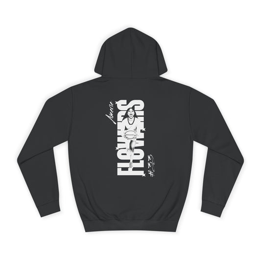 Amerie Flowers Vintage Blackout Premium Hoodie