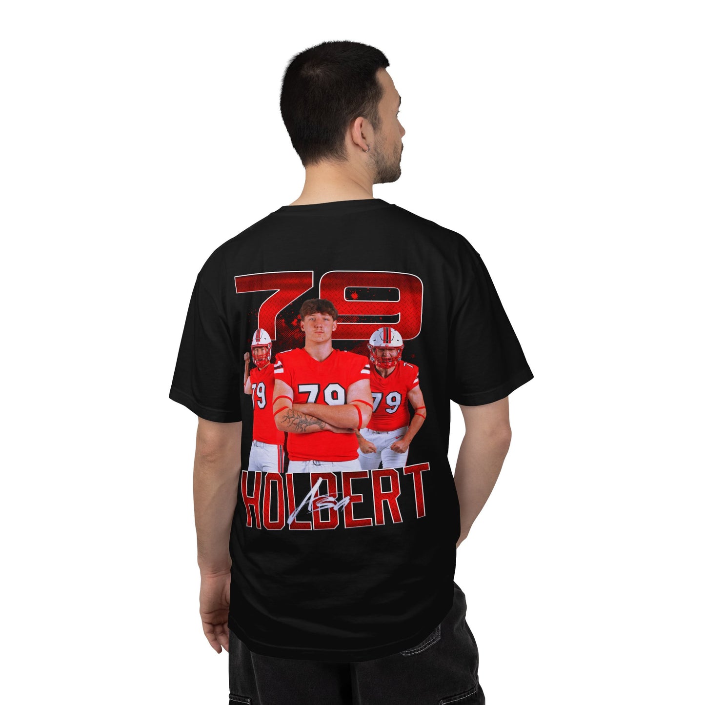 Asa Holbert Logo Front & Back Premium Tee