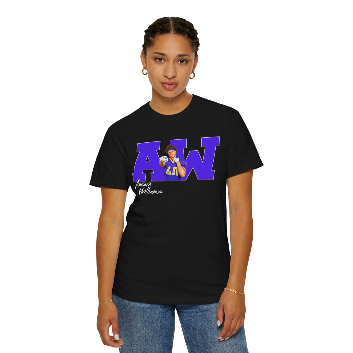 Amare Williams Big Initials Premium Tee