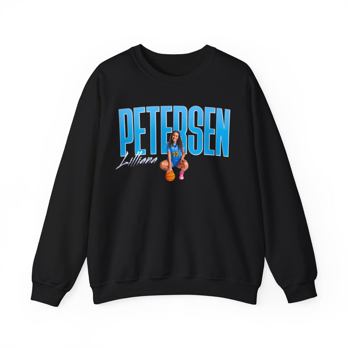 Lilliana Petersen Big Last Name Crewneck Sweatshirt