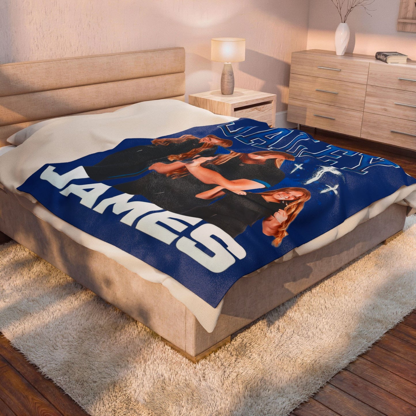 Jaley James 60"-80" Plush Blanket