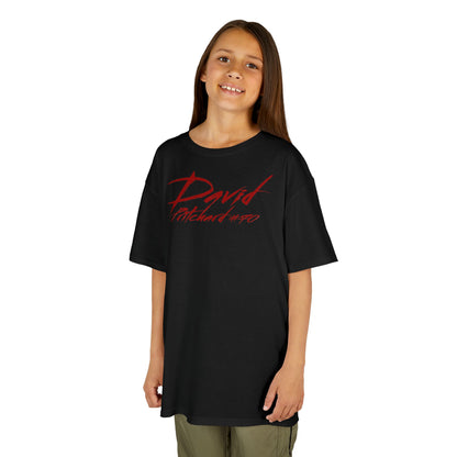 David Pritchard Cursive Name & Number Kids Tee