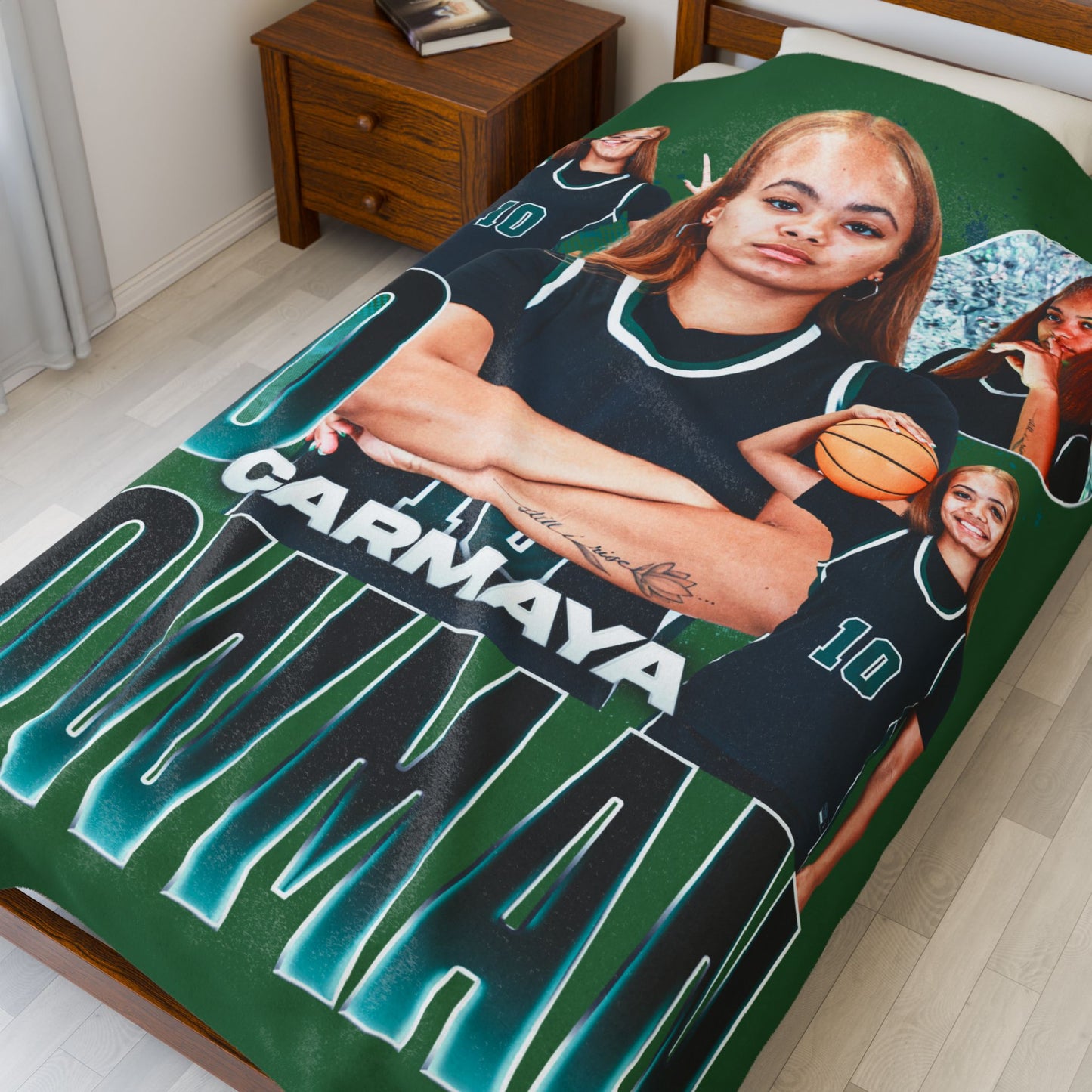 Carmaya Bowman 60"-80" Plush Blanket