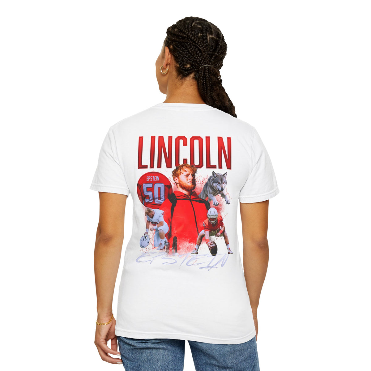 Lincoln Epstein Logo Front & Back Premium Tee