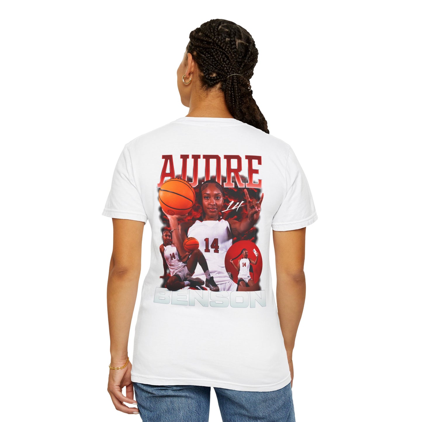 Audre Benson Logo Front & Back Premium Tee
