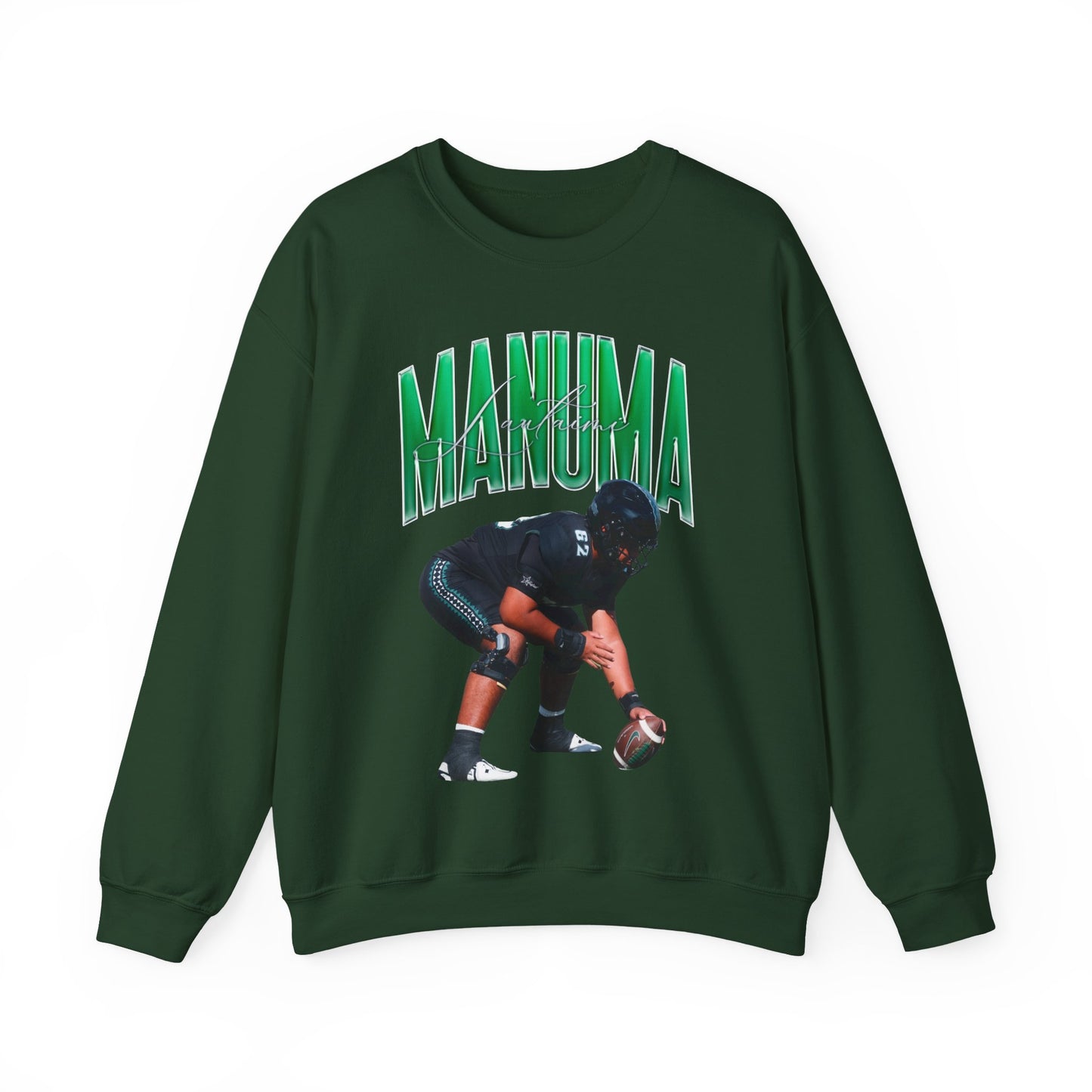 Lautaimi Manuma Curved Combo Colored Crewneck Sweatshirt