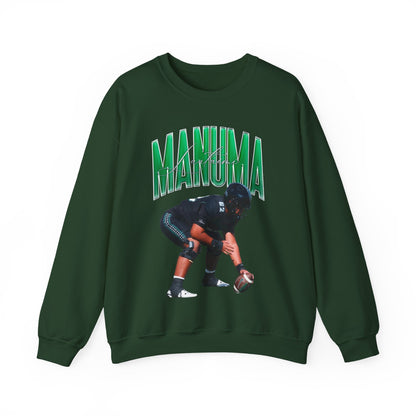 Lautaimi Manuma Curved Combo Colored Crewneck Sweatshirt