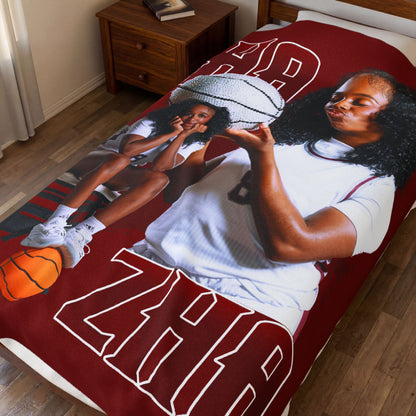 Zha Harris 60"-80" Plush Blanket