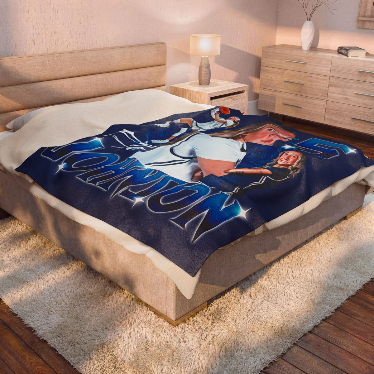 Ella Johnson 60"-80" Plush Blanket