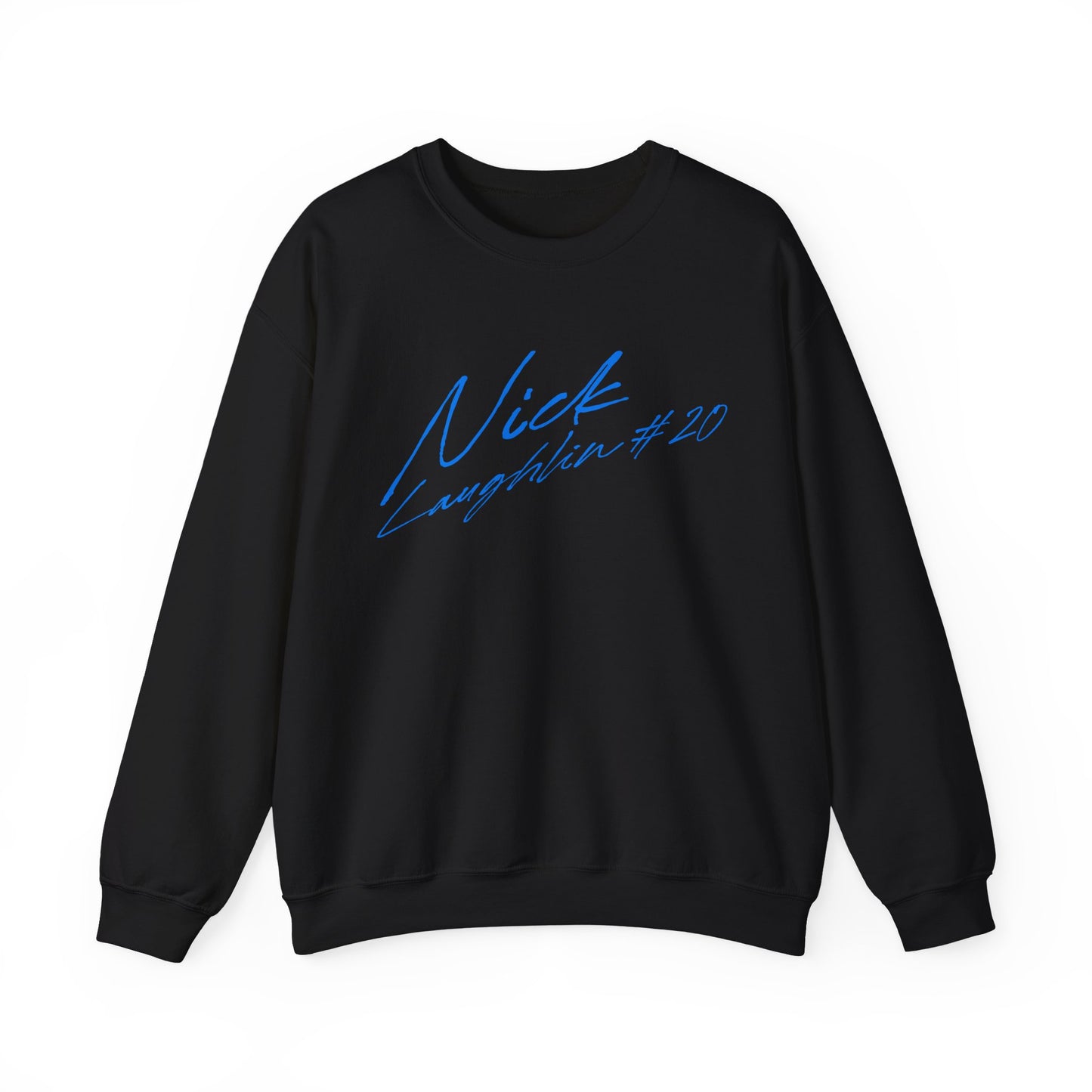Nick Laughlin Cursive Name & Number Crewneck Sweatshirt