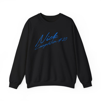 Nick Laughlin Cursive Name & Number Crewneck Sweatshirt