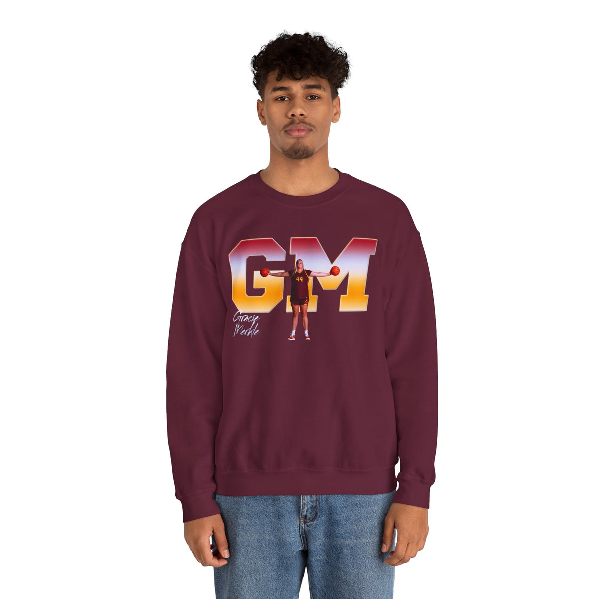 Gracie Merkle Big Initials Crewneck Sweatshirt