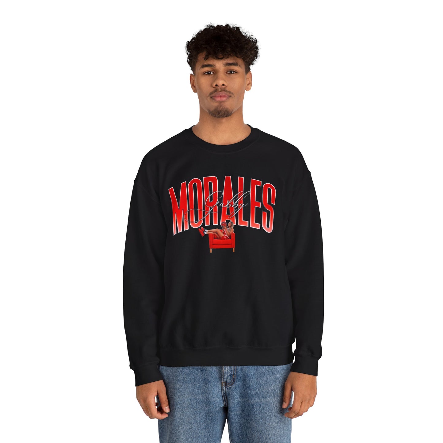 Gabby Morales Big Last Name Crewneck Sweatshirt
