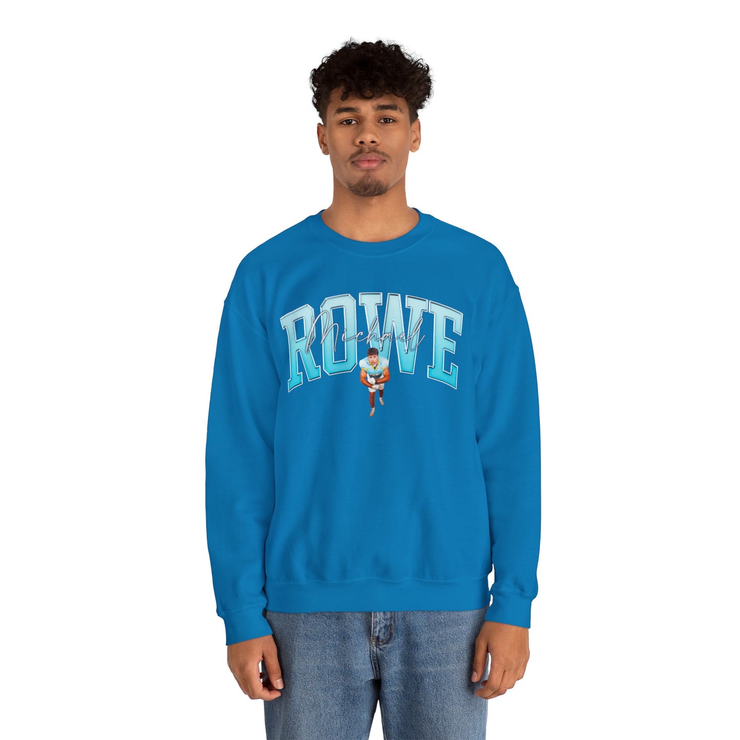 Michael Rowe Curved Combo Colored Crewneck Sweatshirt
