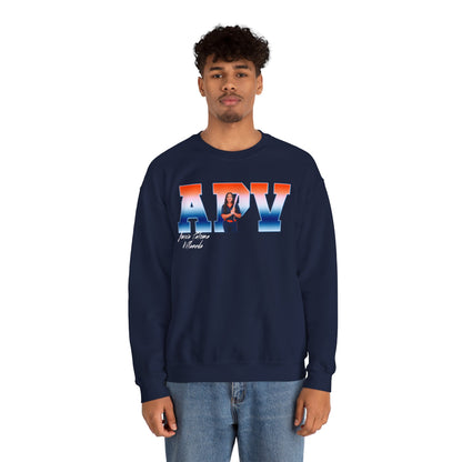 Amira Paloma Villaneda Big Initials Crewneck Sweatshirt