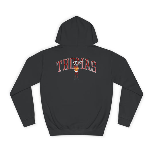 TJ Thomas Curved Combo Colored Premium Hoodie