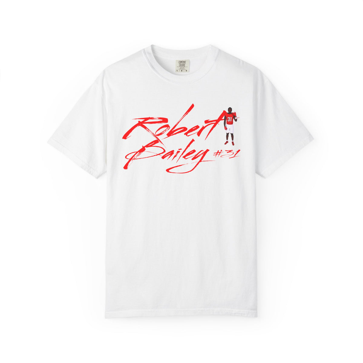 Robert Bailey Cursive Name & Number Premium Tee