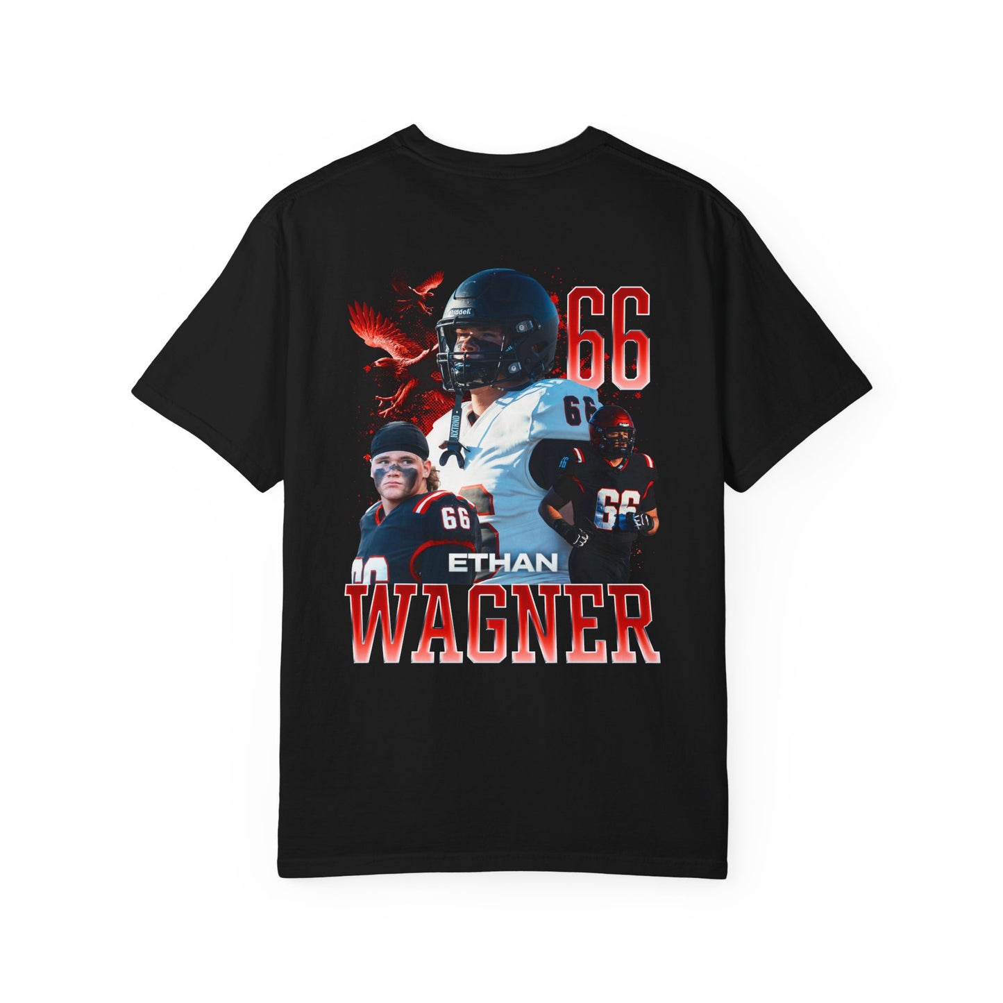 Ethan Wagner Logo Front & Back Premium Tee