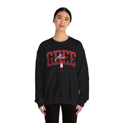 Alan Gbee Curved Combo Colored Crewneck Sweatshirt