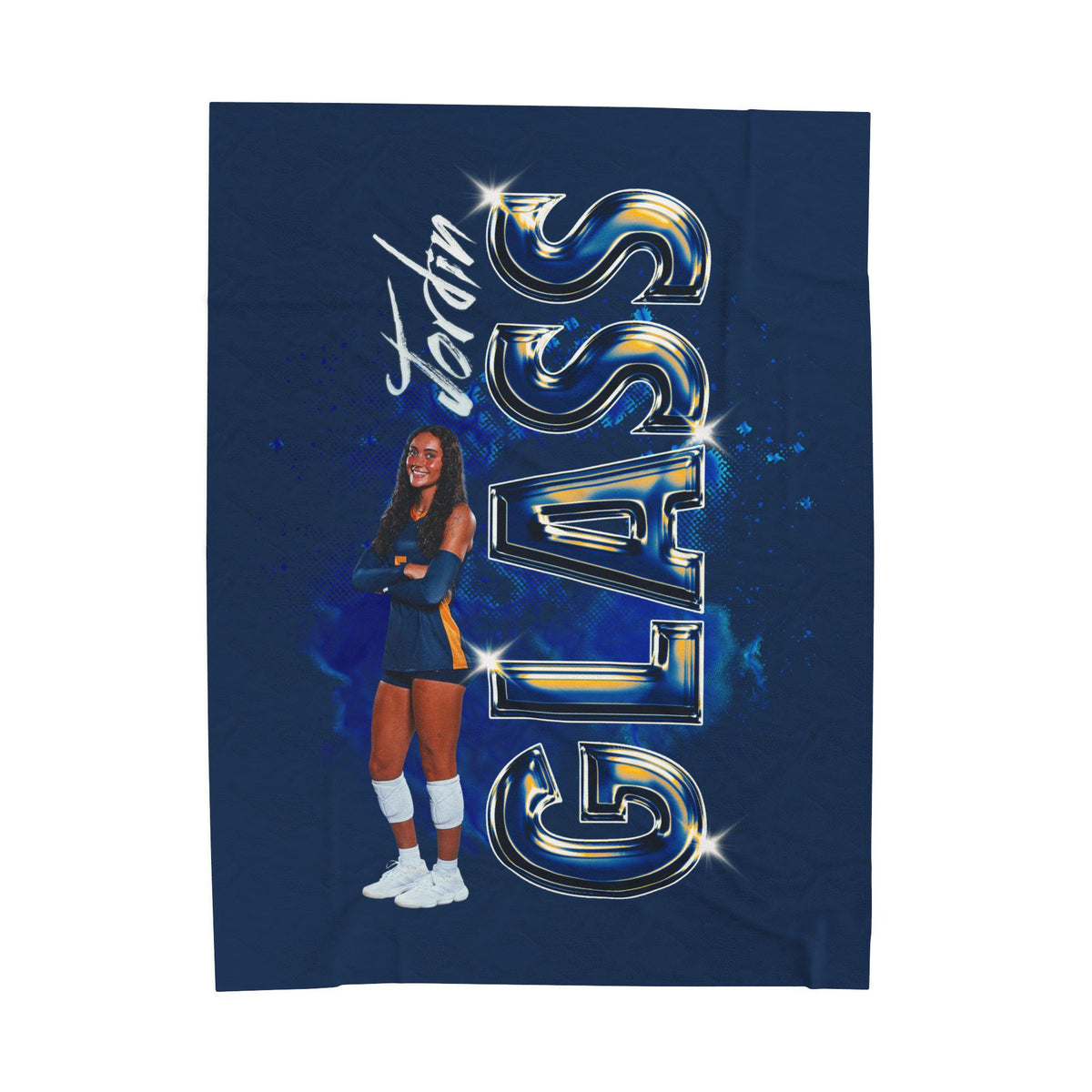 Jordin Glass 60"-80" Plush Blanket