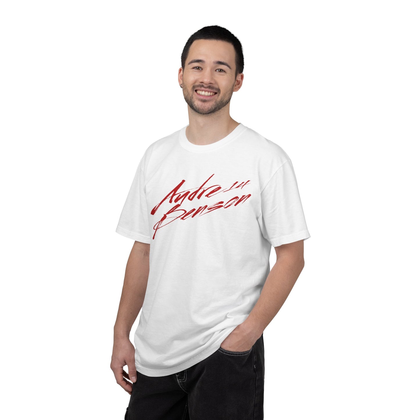 Audre Benson Cursive Name & Number Premium Tee