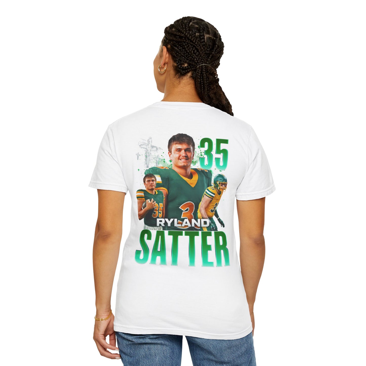 Ryland Satter Logo Front & Back Premium Tee