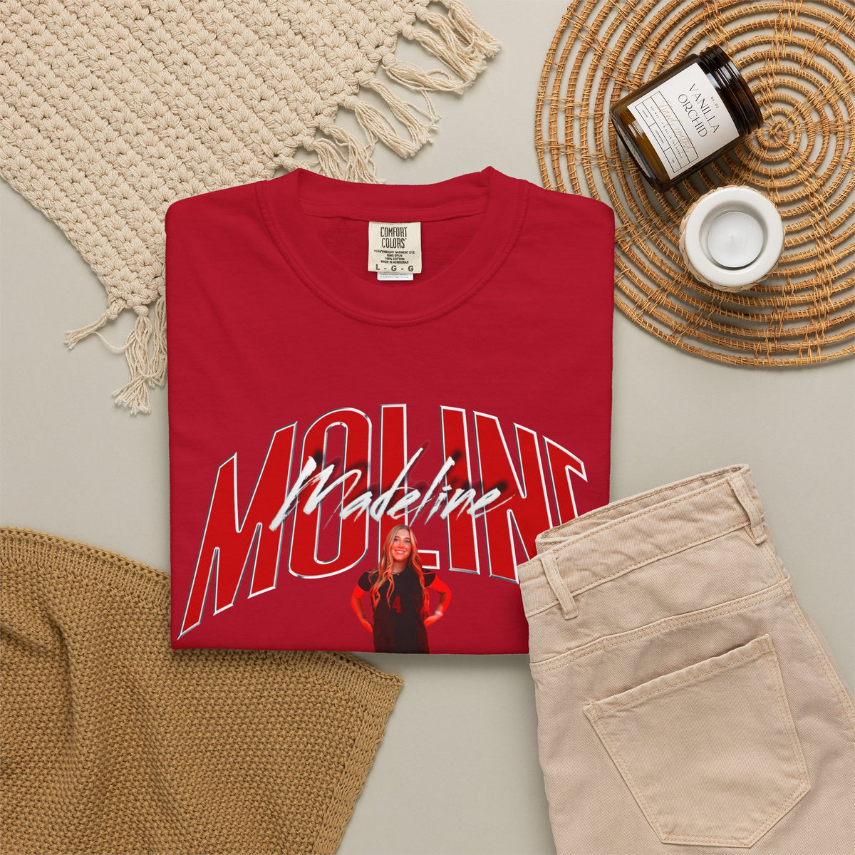 Madeline Moline Curved Combo Colored Premium Tee
